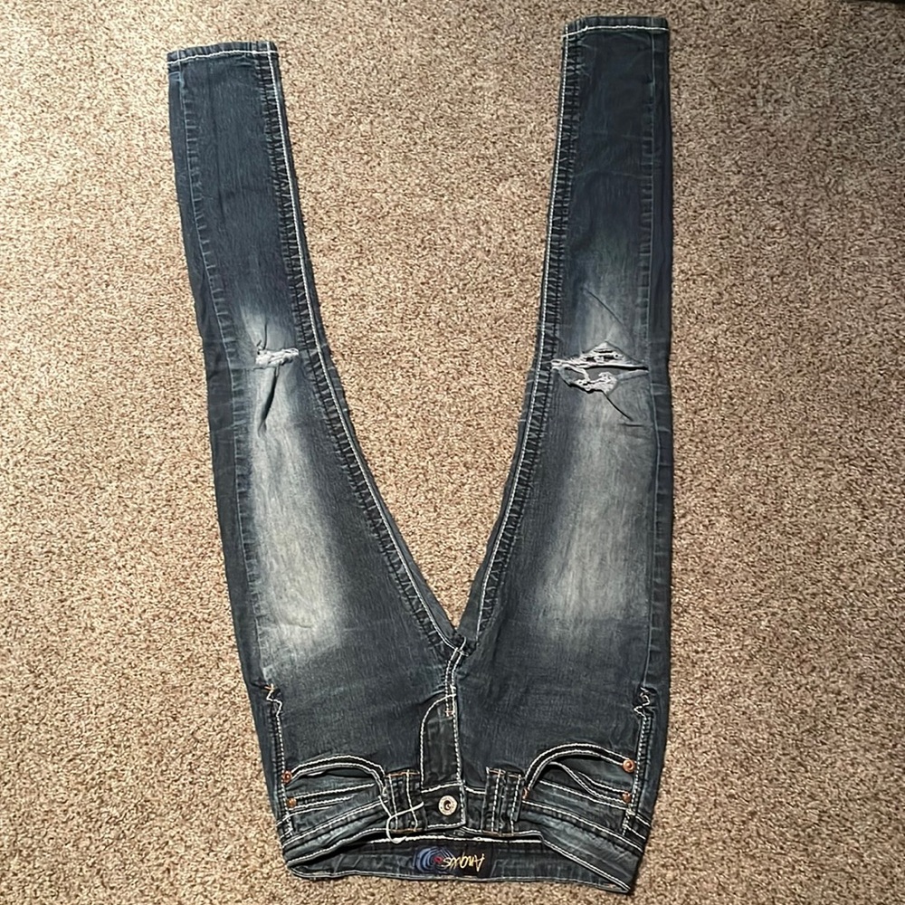 Vintage Y2K Angels blue jeans size 1 regular junior